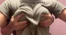 Love being grabbed by the tits. Daddy's slut like it rough 😈[F][OC]