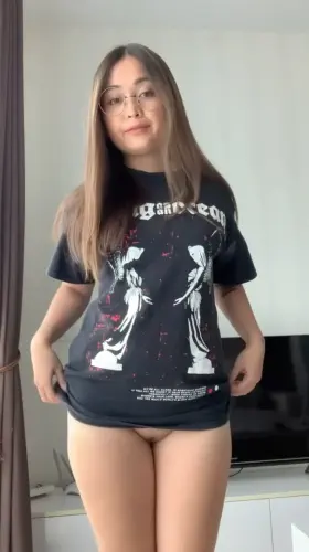 Hope you like what’s under my shirt