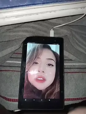 Pokimane Facial Cumtribute - lots of ropes
