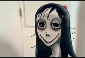 jason voorhees and momo (lewdfroggo) [friday the 13th / creepypasta]