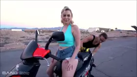 Blake Blossom - Blake Blossom Trades Sexual Favors For Her Moped Repair