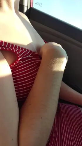 Driving with my tits out is one of life's great freedoms