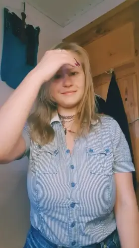 With and without the blue shirt