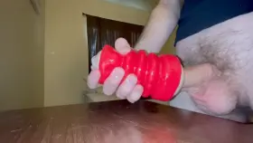 Watch my shaft pulse while I fill it