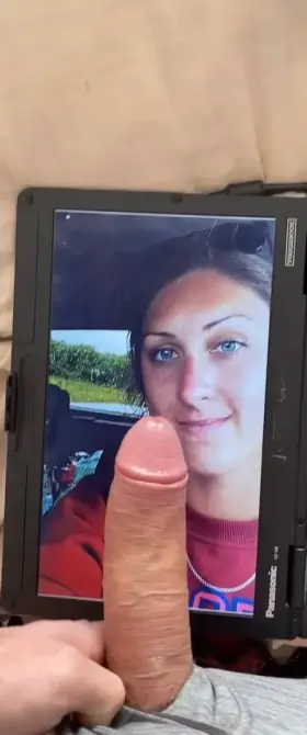 Hot cousin love when I cum tribute her pics