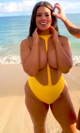 Ashley Graham - Squishing them together