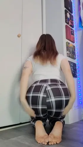 Is it okay if I interrupt your scrolling with a shot of my ass?