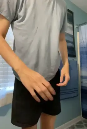 Just a lil strip tease