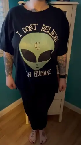 I don’t believe in humans