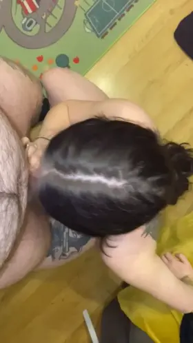 Love how she caresses my balls😍