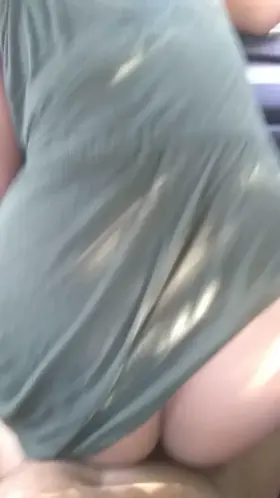 Car sex outside of her job