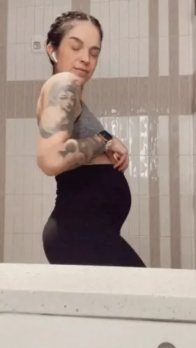 Idk if it’s the workout clothes or seeing all those guys looking at me, but the gym always turns me on. Wish someone would find me in the bathroom sometime… [oc]