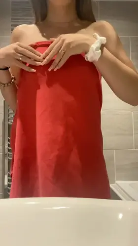 [19] Are my natural 32C tits cute enough for you to cum over?