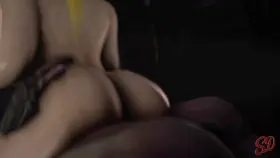 Black Man pounds Samus's Pussy