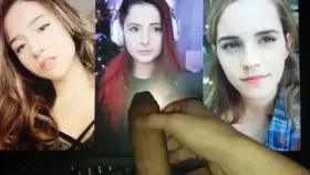 Cum Tribute To Anniefuchsia Ft. Emma Watson And Pokimane