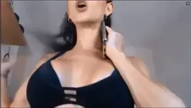 Fit European Muscle Woman Wants to Make a Female Shoplifter Worship Her Body