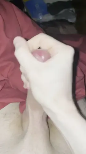 Wish I had a good little cum slut to clean me up