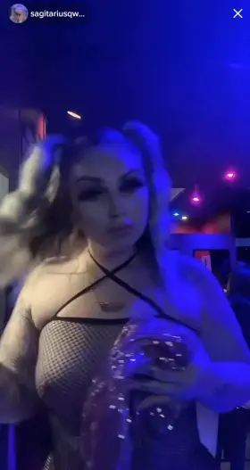 stripper forgot to cover up