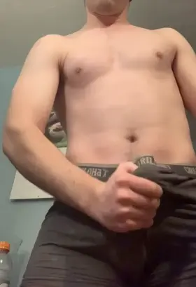 Cumming straight through my boxers