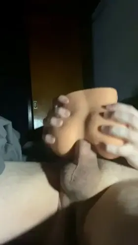 Stuffing my toy💦 can i use your ass like this?