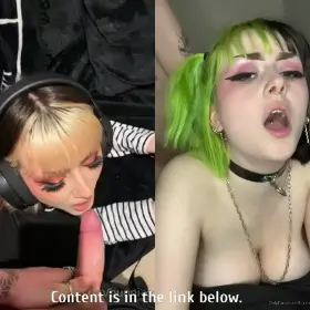 She's giving head and gaming at the same time, dang she's multitasking 😌