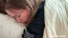 I told him to wake me up in an hour and he never disappoints.