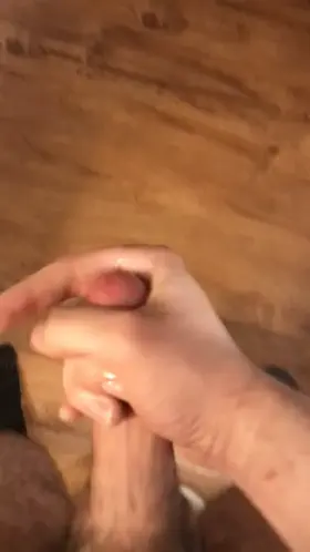 I know. Shooting it all over the floor like that is a waste...