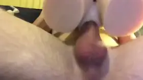 Fucking both holes of my toy