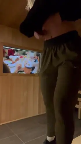 Public saunas are made for playing in