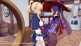 Jean and Mona ( SensualDeepwater )[Genshin Impact]