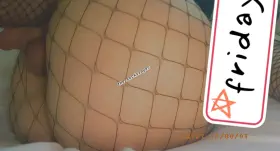 fishnets make me feel so fem and slutty 😝🙈