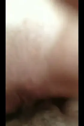 Hairy pussy and ball grab made me cum hard. (Oc)