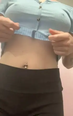 When mommy is horny she pulls her perky tits right out to be sucked and f*cked!