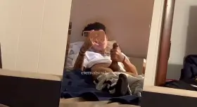 stroking watching reddit videos <3