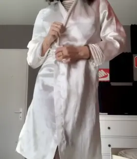 My robe's giving you all the options... which one do you want?