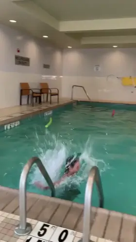 Want to come swimming with me?