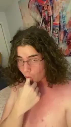 Sucking on my finger like a good little girl 😈