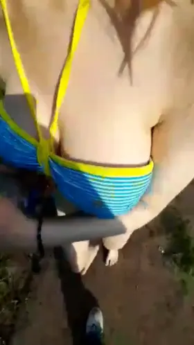 flashing my 🍒 to the stranger for free ice icream 😺 I just wonder why he hides his ice cream in the woods 🤔