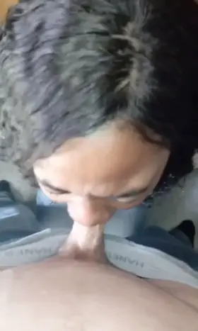 She loves sucking my white cock 😋