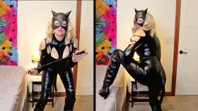 I tried a Catwoman Cosplay and ended up CREAMPIED!