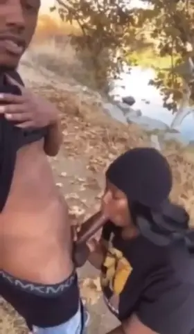 They outside with it