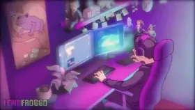 Mona and Travis ( lewdfroggo)