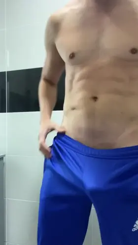 Bursting out of my joggers!