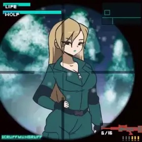 Sniper Wolf - High pressure distraction tac-tits (Scruffmuhgruff) [Metal Gear Solid]