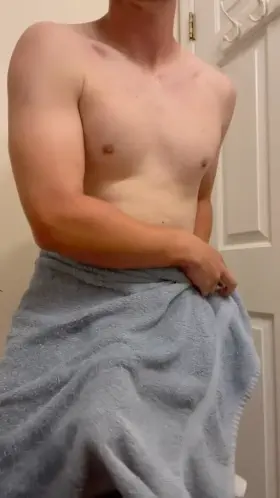 Having fun with this thick teen cock