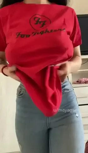 i love to play with my huge tits!