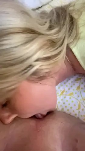 How bout a closeup of me eating my husbands ass? [video]