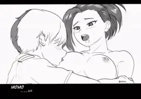 Todoroki and Momo, Visual Novel style (Sudoname) [My Hero Academia]