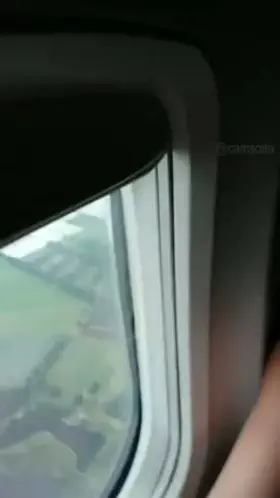 Busty Latina Gets Way Too Horny on a Plane