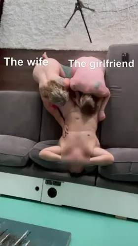 I love playing with my husband and his girlfriend!